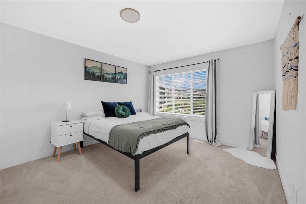 4397 Seton Drive Se, Calgary, AB - Indoor Photo Showing Bedroom