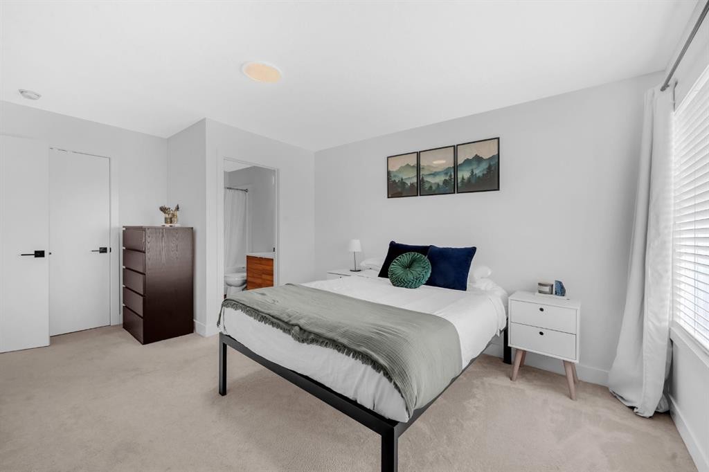 4397 Seton Drive Se, Calgary, AB - Indoor Photo Showing Bedroom