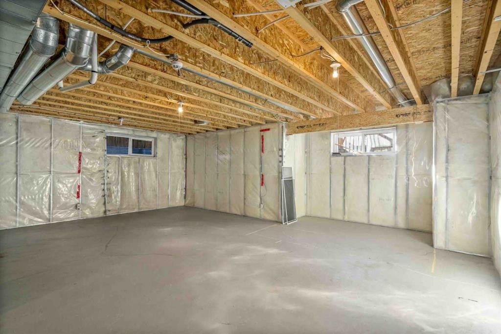 153 Kincora Bay Nw, Calgary, AB - Indoor Photo Showing Basement