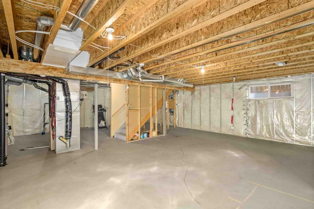 153 Kincora Bay Nw, Calgary, AB - Indoor Photo Showing Basement