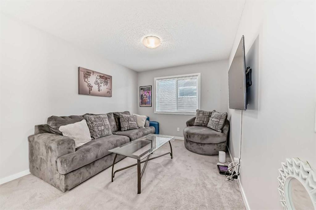 57 Cornerstone Manor Ne, Calgary, AB - Indoor Photo Showing Living Room