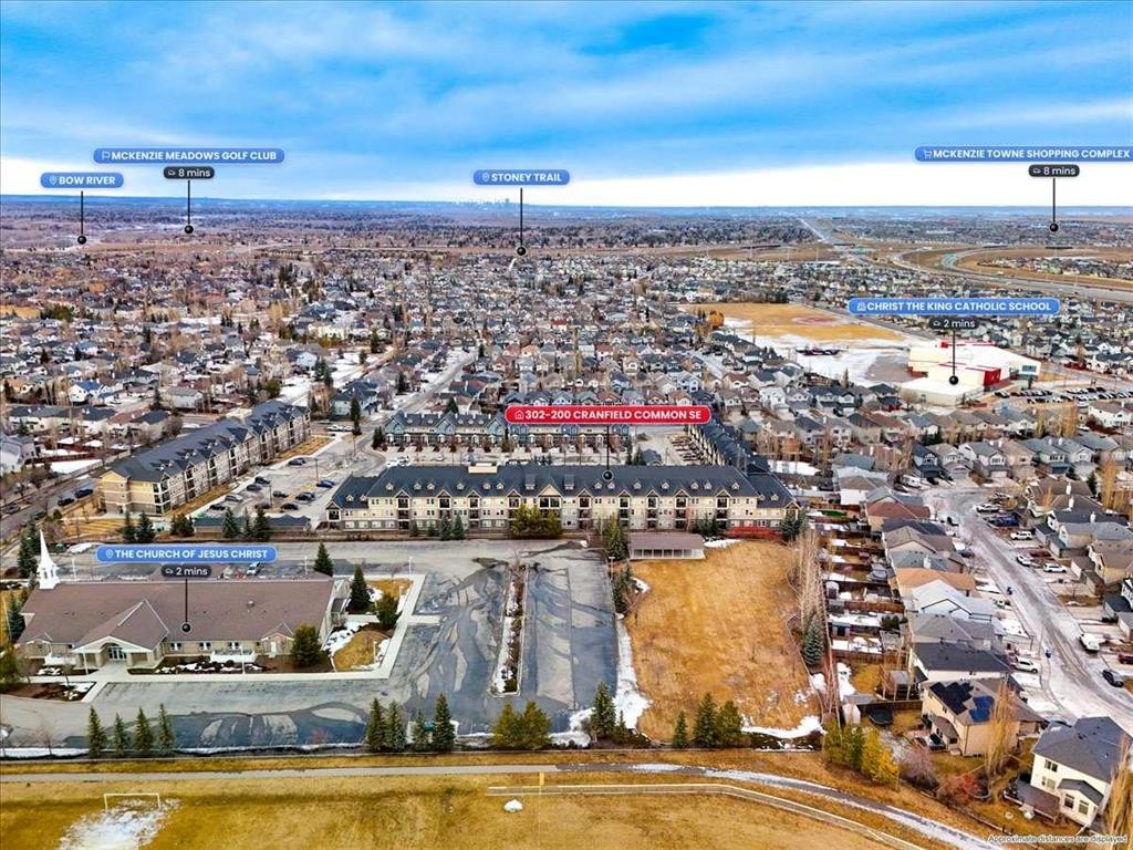 302-200 Cranfield Common Se, Calgary, AB - Outdoor With View