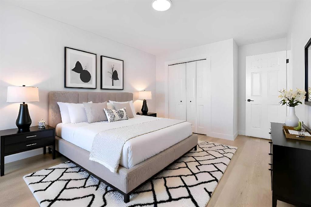 80 Hawkfield Crescent Nw, Calgary, AB - Indoor Photo Showing Bedroom