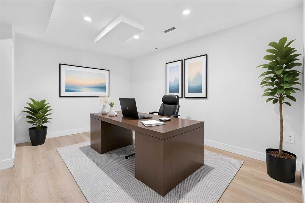 80 Hawkfield Crescent Nw, Calgary, AB - Indoor Photo Showing Office