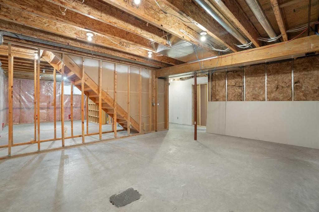 95 Cambridge Glen Drive, Strathmore, AB - Indoor Photo Showing Basement