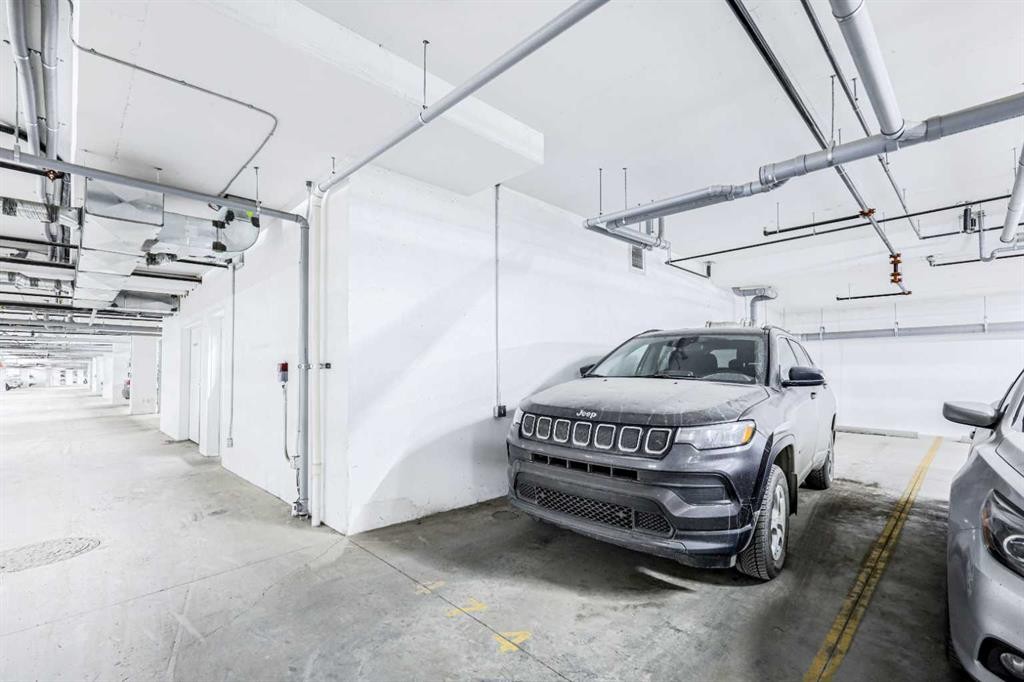 2401-200 Seton Circle Se, Calgary, AB - Indoor Photo Showing Garage
