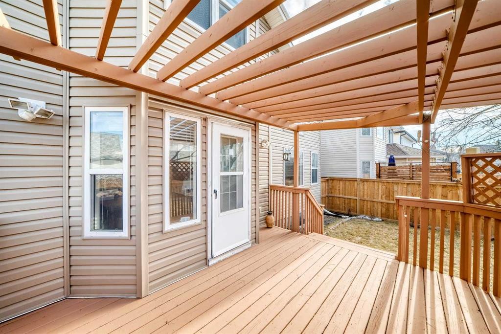 188 Hidden Ranch Crescent Nw, Calgary, AB - Outdoor With Deck Patio Veranda With Exterior