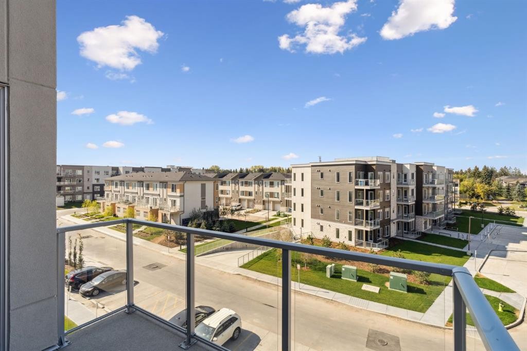 412-700 Shawnee Square Sw, Calgary, AB - Outdoor With Balcony With View