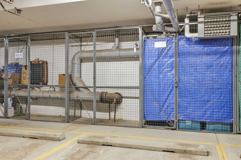 4210-200 Seton Circle Se, Calgary, AB - Indoor Photo Showing Garage