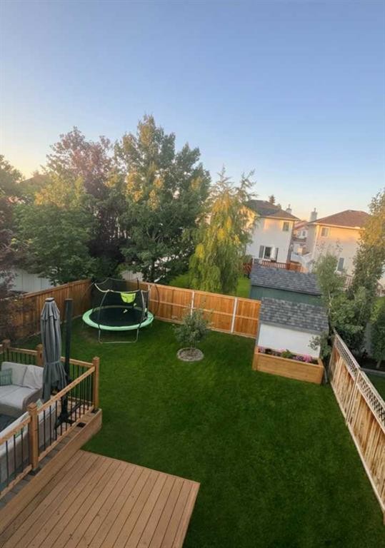 67 Silver Springs Way Nw, Airdrie, AB - Outdoor With Backyard