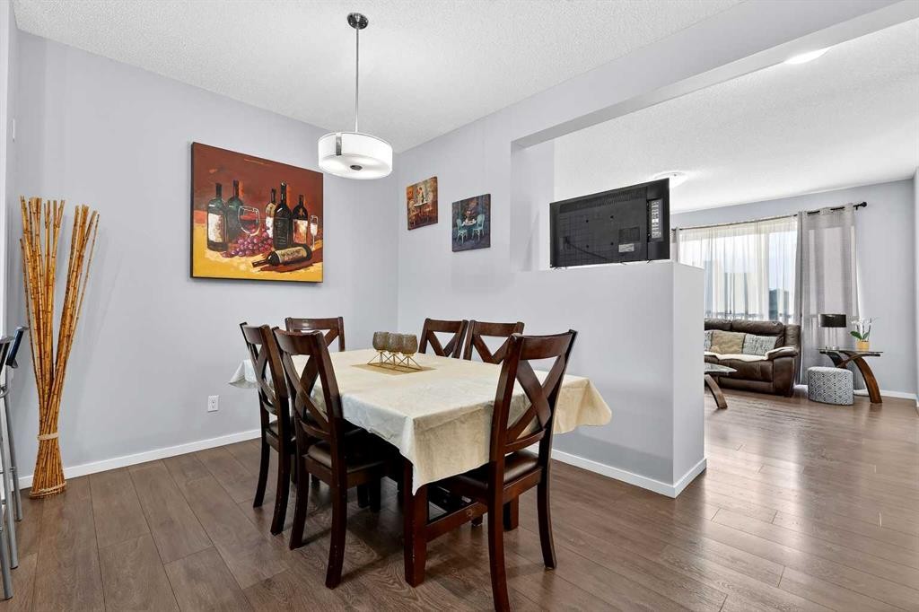 140 Savanna Road Ne, Calgary, AB - Indoor Photo Showing Dining Room