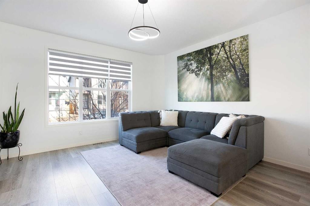 247 Cranford Way Se, Calgary, AB - Indoor Photo Showing Living Room