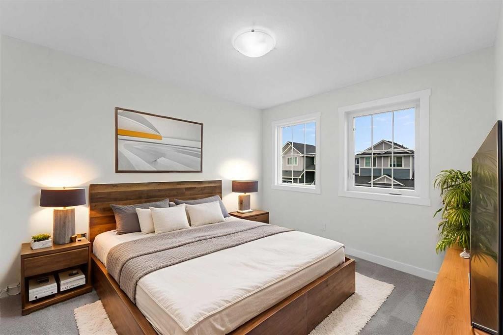 142 Sunstone Way, Balzac, AB - Indoor Photo Showing Bedroom