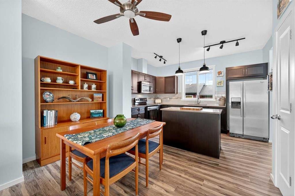 82 Mahogany Drive Se, Calgary, AB - Indoor Photo Showing Kitchen With Stainless Steel Kitchen With Upgraded Kitchen