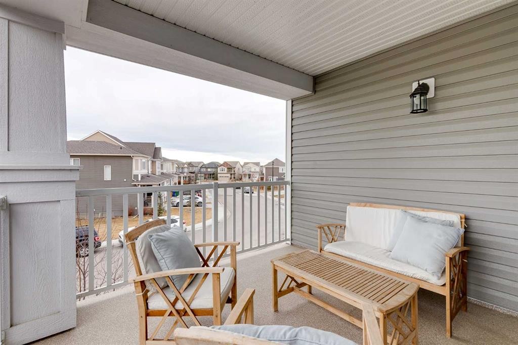 22 Osborne Common Sw, Airdrie, AB - Outdoor With Deck Patio Veranda With Exterior