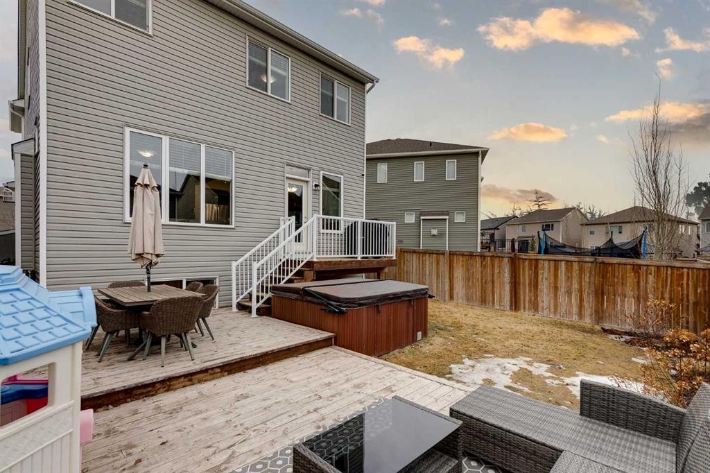22 Osborne Common Sw, Airdrie, AB - Outdoor With Deck Patio Veranda With Exterior