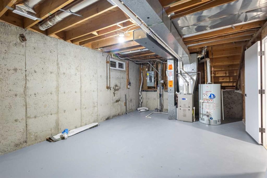 236 Silverview Way Nw, Calgary, AB - Indoor Photo Showing Basement