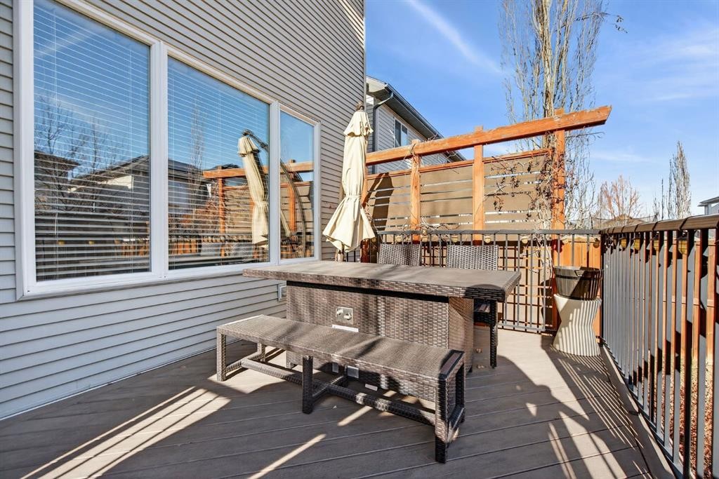 208 Cimarron Drive, Okotoks, AB - Outdoor With Deck Patio Veranda