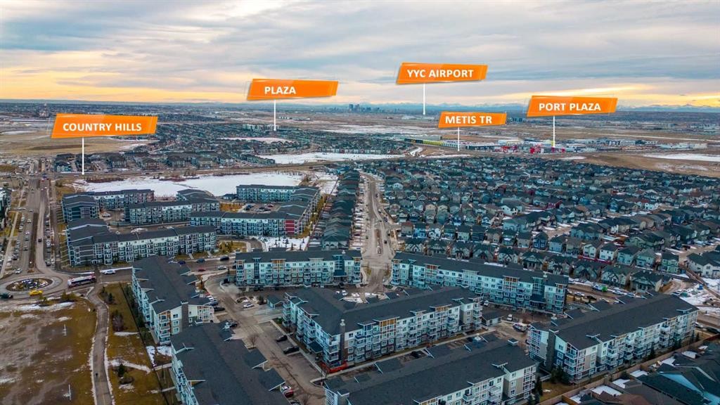 7206-302 Skyview Ranch Drive Ne, Calgary, AB - Outdoor With View