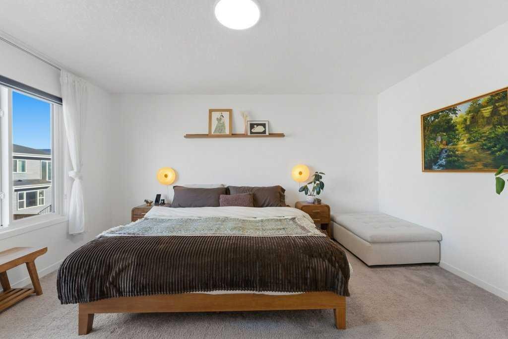 34 Walgrove Link Se, Calgary, AB - Indoor Photo Showing Bedroom