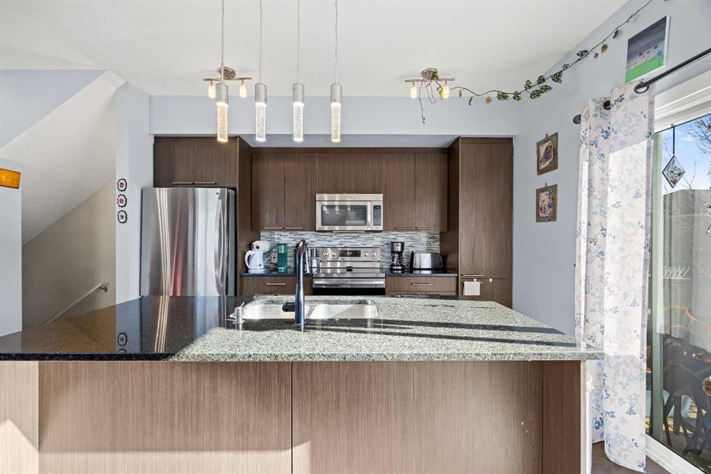 319 Taralake Way Ne, Calgary, AB - Indoor Photo Showing Kitchen With Upgraded Kitchen