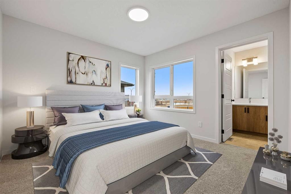 117 Bridgeport Gate, Chestermere, AB - Indoor Photo Showing Bedroom