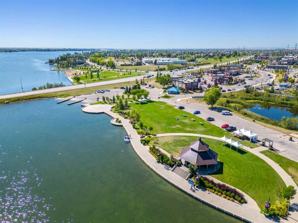 117 Bridgeport Gate, Chestermere, AB - Outdoor With Body Of Water With View