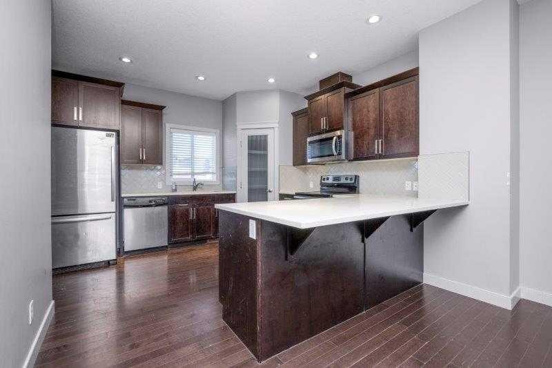 226 Redstone Drive Ne, Calgary, AB - Indoor Photo Showing Kitchen With Upgraded Kitchen