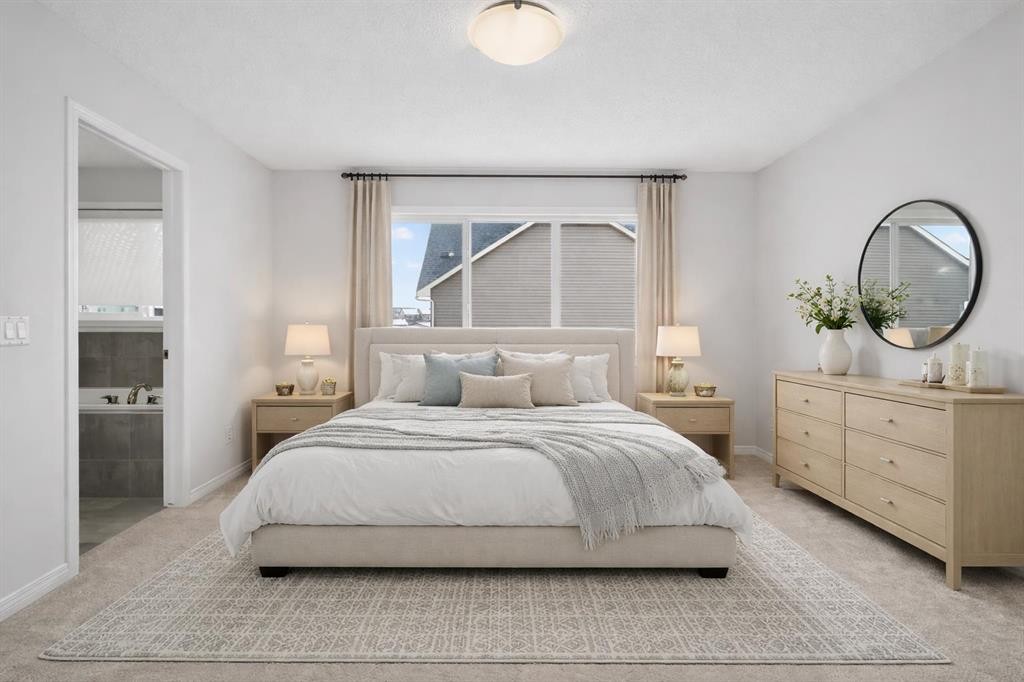 114 Walgrove Green Se, Calgary, AB - Indoor Photo Showing Bedroom