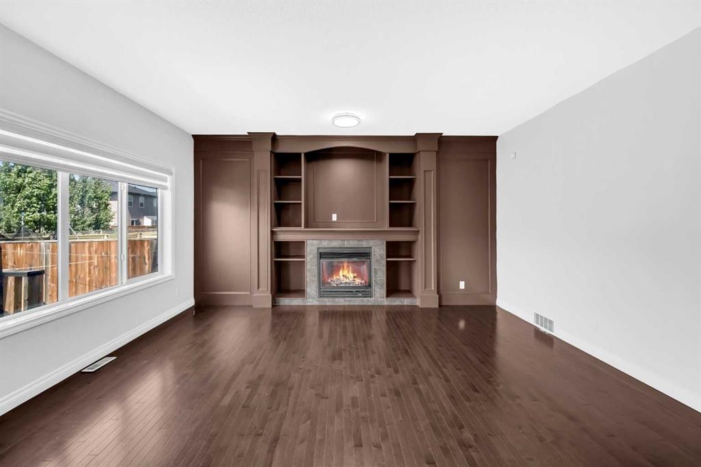 422 Taralake Way Ne, Calgary, AB - Indoor Photo Showing Other Room With Fireplace