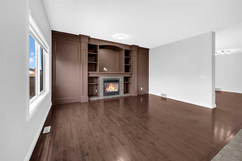 422 Taralake Way Ne, Calgary, AB - Indoor With Fireplace