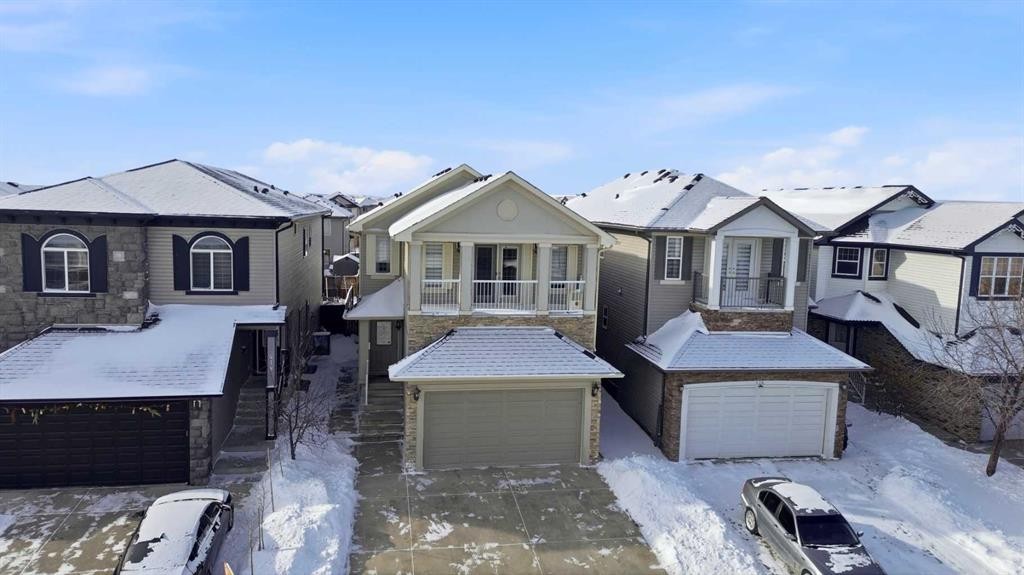 422 Taralake Way Ne, Calgary, AB - Outdoor With Deck Patio Veranda With Facade