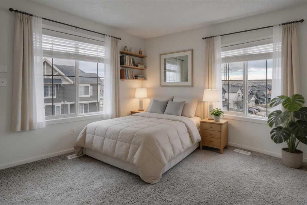68 Evansview Road Nw, Calgary, AB - Indoor Photo Showing Bedroom