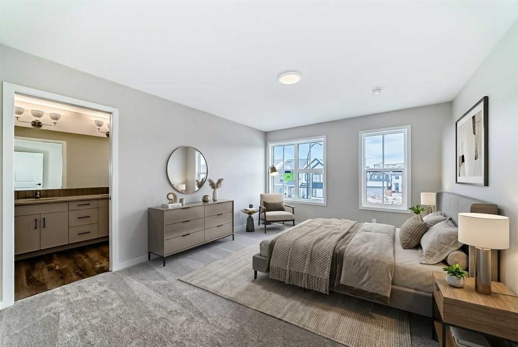 35 Bartlett Crescent Se, Calgary, AB - Indoor Photo Showing Bedroom