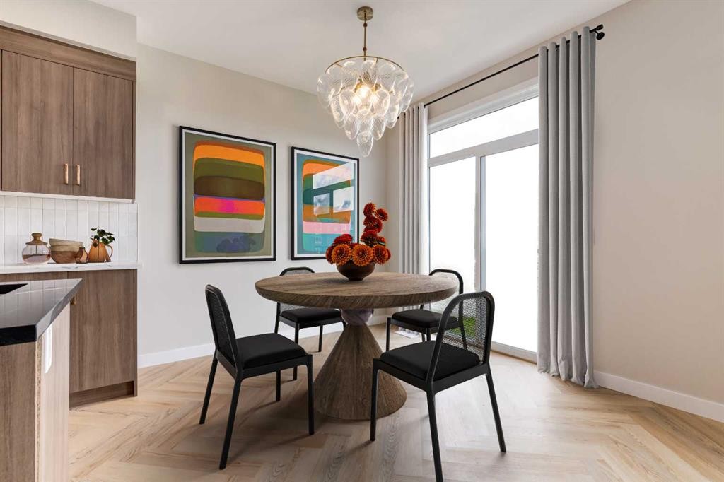 178 Greystone Boulevard, Cochrane, AB - Indoor Photo Showing Dining Room