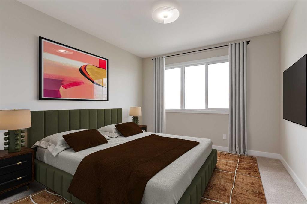 178 Greystone Boulevard, Cochrane, AB - Indoor Photo Showing Bedroom