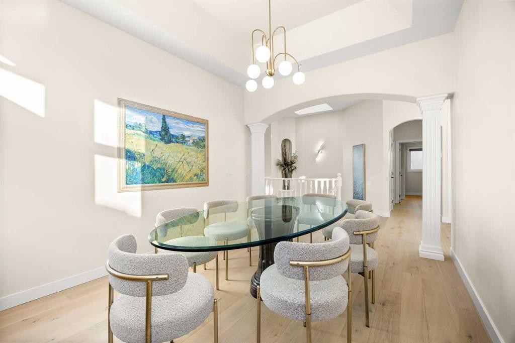 271 Hamptons Terrace Nw, Calgary, AB - Indoor Photo Showing Dining Room