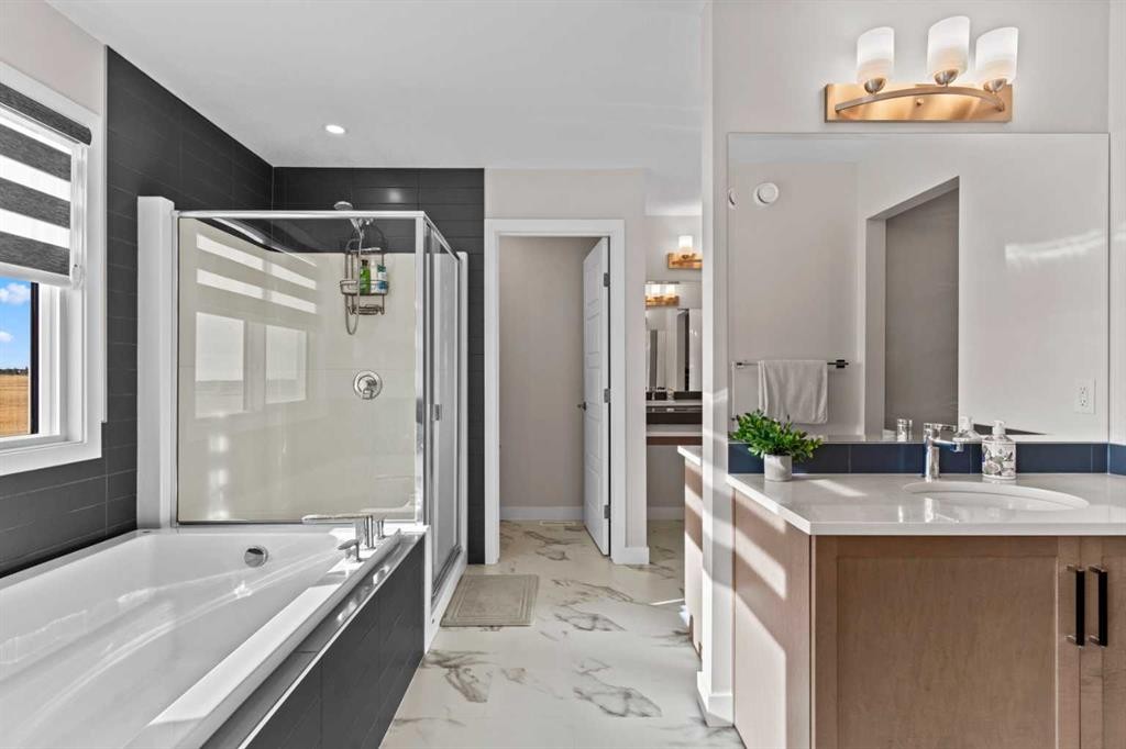 461 Corner Meadows Way Ne, Calgary, AB - Indoor Photo Showing Bathroom