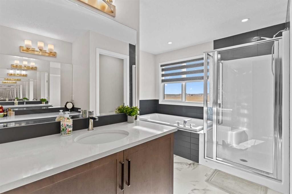 461 Corner Meadows Way Ne, Calgary, AB - Indoor Photo Showing Bathroom