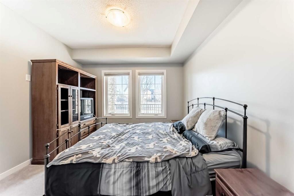 107-100 Cranfield Common Se, Calgary, AB - Indoor Photo Showing Bedroom