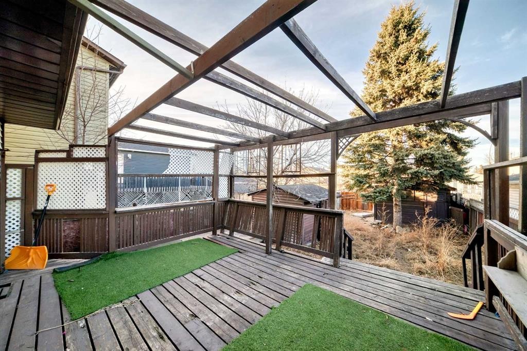 46 Martindale Mews Ne, Calgary, AB - Outdoor With Deck Patio Veranda With Exterior