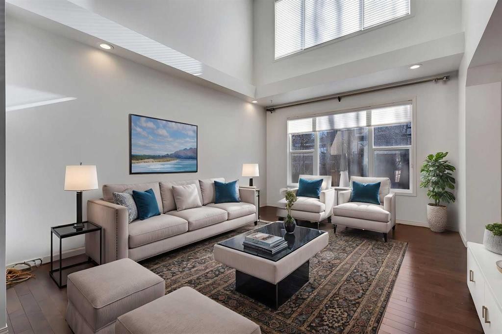 218 Valley Woods Place Nw, Calgary, AB - Indoor Photo Showing Living Room