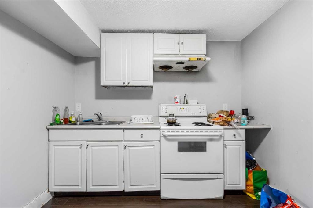 183 Penbrooke Close Se, Calgary, AB - Indoor Photo Showing Kitchen With Double Sink