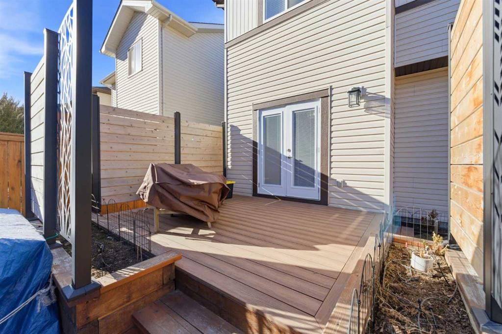 295 Prairie Springs Crescent Sw, Airdrie, AB - Outdoor With Deck Patio Veranda With Exterior