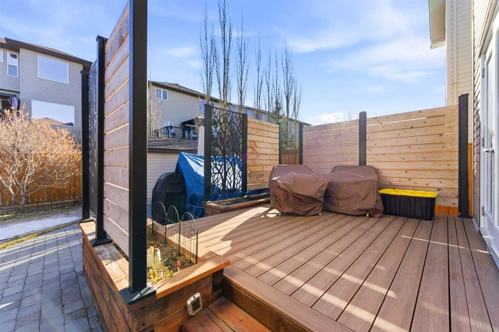 295 Prairie Springs Crescent Sw, Airdrie, AB - Outdoor With Deck Patio Veranda With Exterior