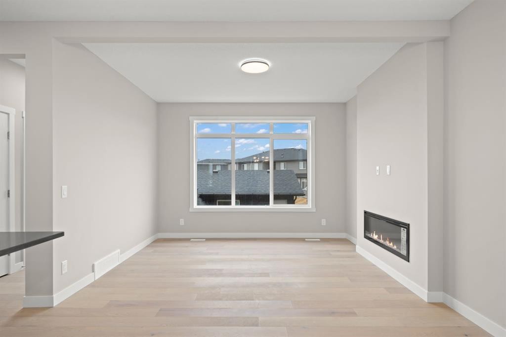 21 Sora Gate Se, Calgary, AB - Indoor With Fireplace