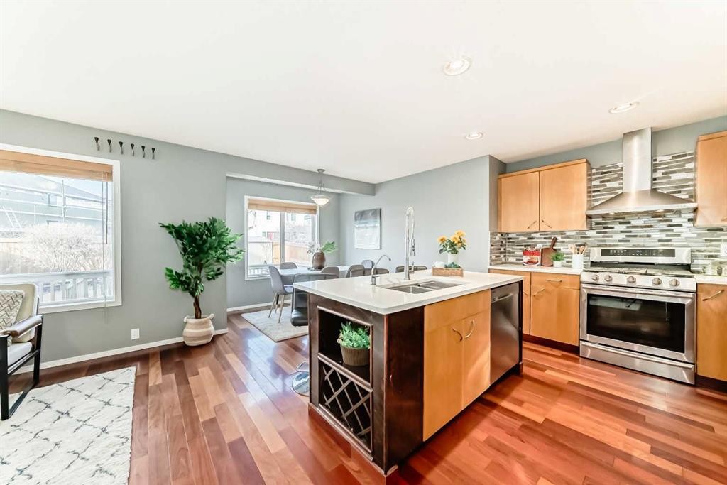 12774 Coventry Hills Way Ne, Calgary, AB - Indoor Photo Showing Kitchen With Stainless Steel Kitchen With Upgraded Kitchen