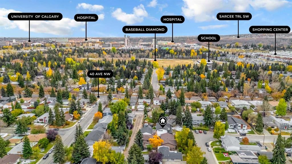 4239 Vauxhall Crescent Nw, Calgary, AB - Outdoor With View