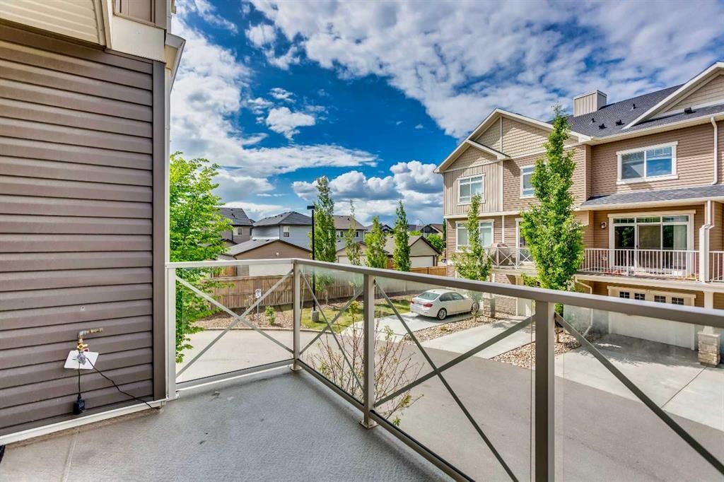 905 Skyview Ranch Grove Ne, Calgary, AB - Outdoor With Balcony With Exterior