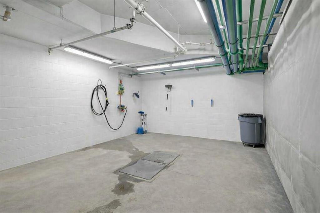 404-4 Hemlock Crescent Sw, Calgary, AB - Indoor Photo Showing Garage